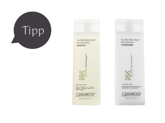 Giovanni Eco Chic Cosmetics Tea Tree Triple Treat – DAS Haar-Erlebnis Giovanni Eco Chic Cosmetics Tea Tree Triple Treat – DAS Haar-Erlebnis