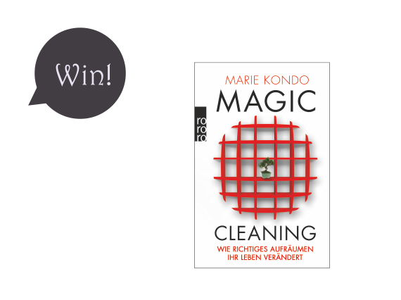 Give-Away! Gewinnt “Magic Cleaning – Wie richtiges Aufräumen Ihr Leben verändert” von Marie Kondo! Give-Away! Gewinnt “Magic Cleaning – Wie richtiges Aufräumen Ihr Leben verändert” von Marie Kondo!